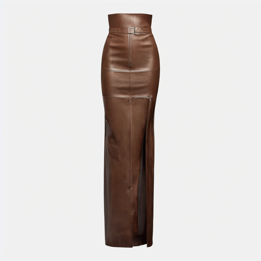 Vegan Leather Skirt